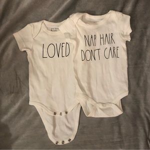 3-6 month, White onesies